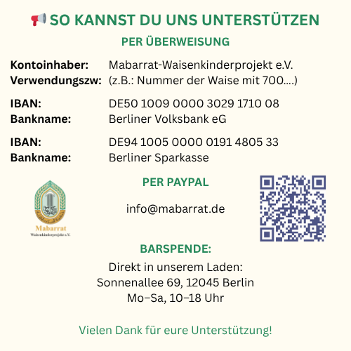 Neue Bankverbindung – Bitte beachten!