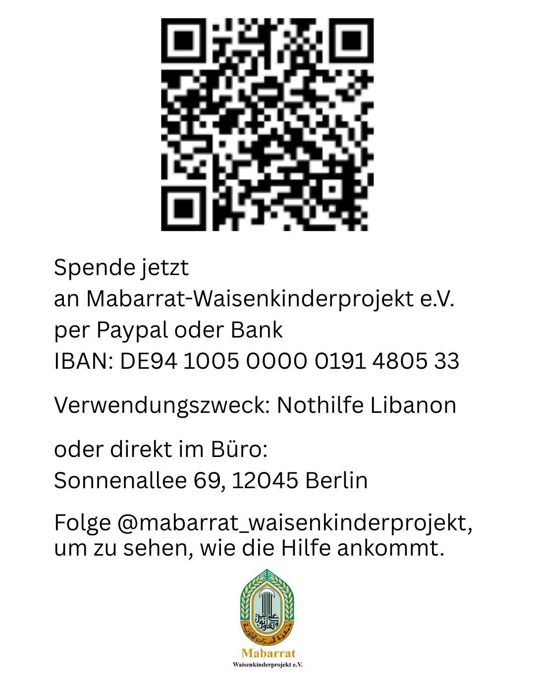 Nothilfe-Kampagne für Geflüchtete im Libanon 4